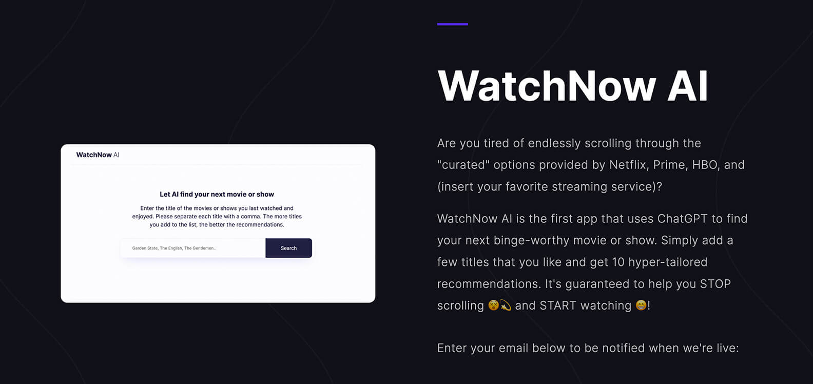 WatchNow Review by AI Repo Hub