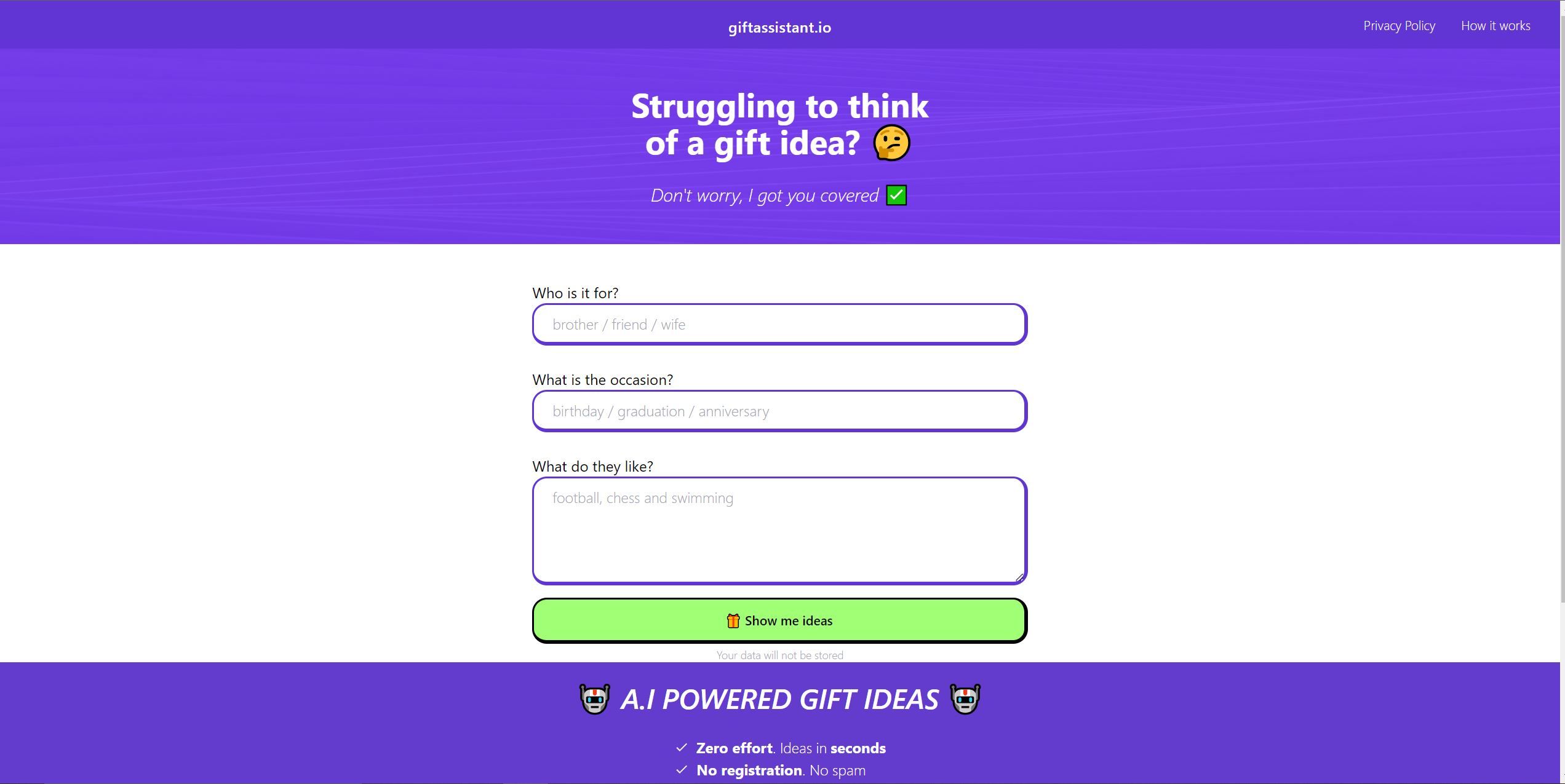 Post: Giftassistant