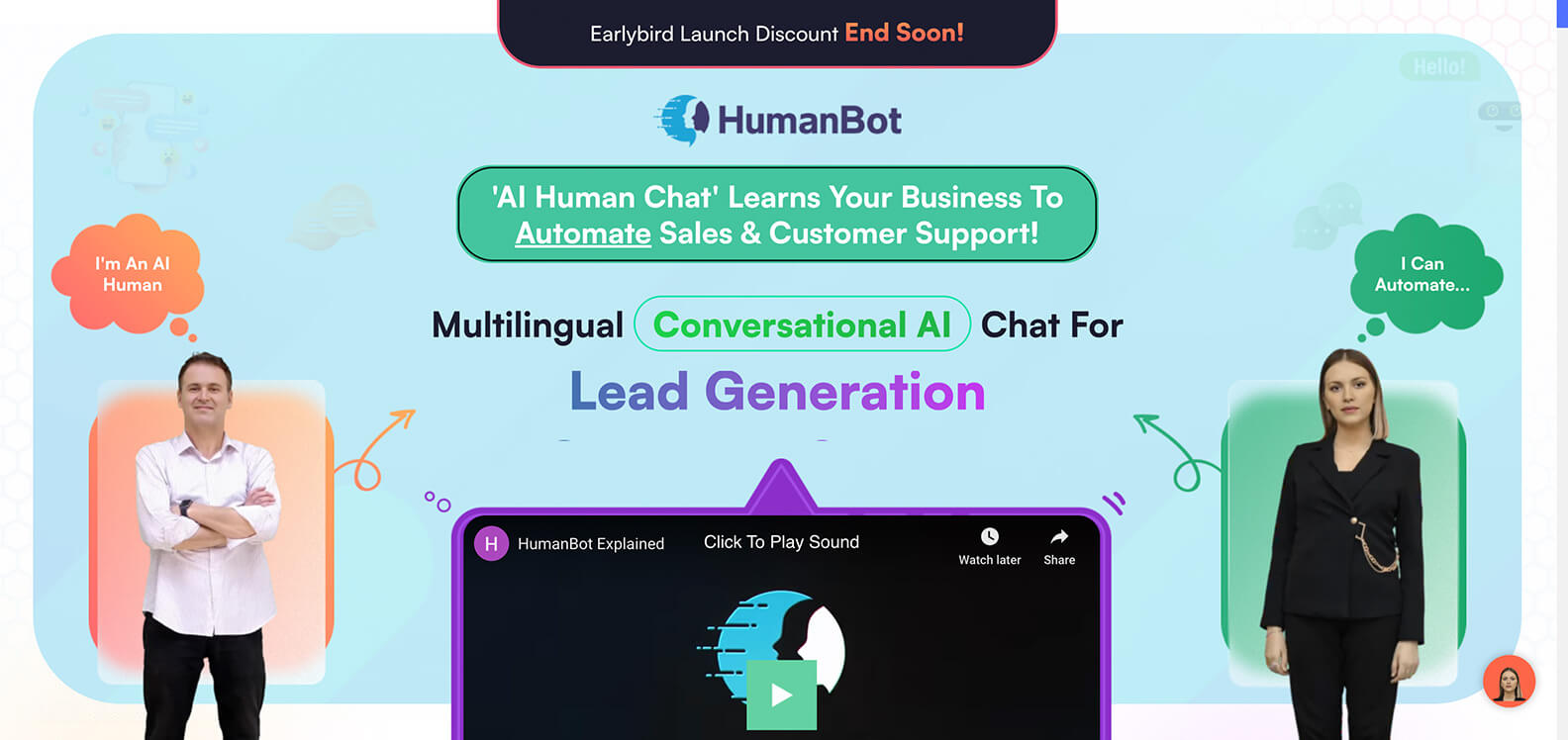 Humanbot AI Tool Review Pricing and Alternative 2023