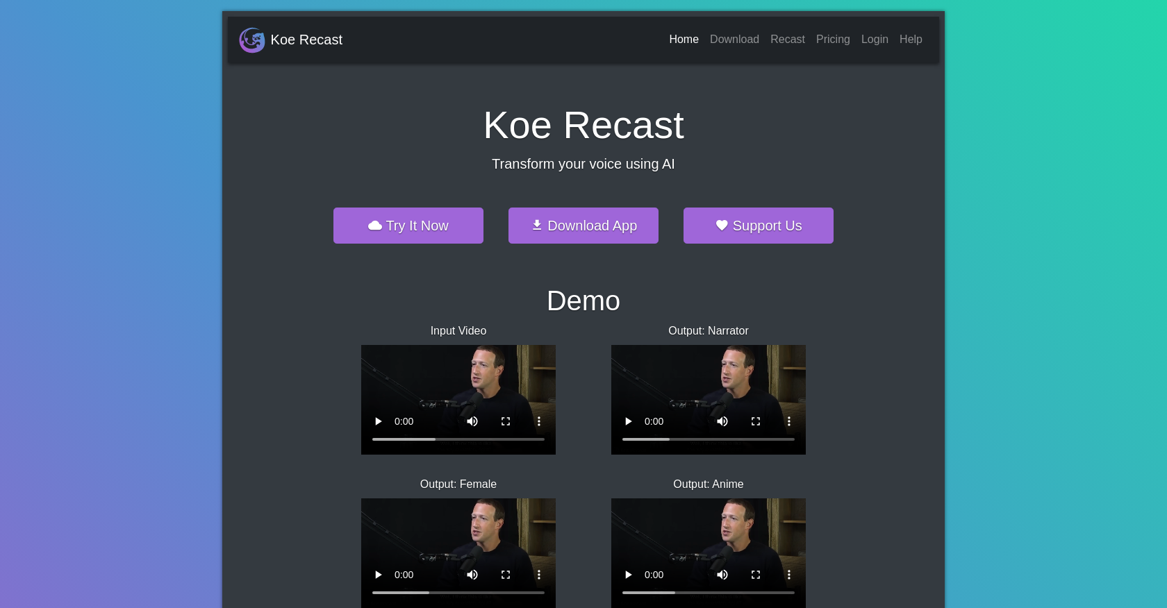 Post: Koe Recast