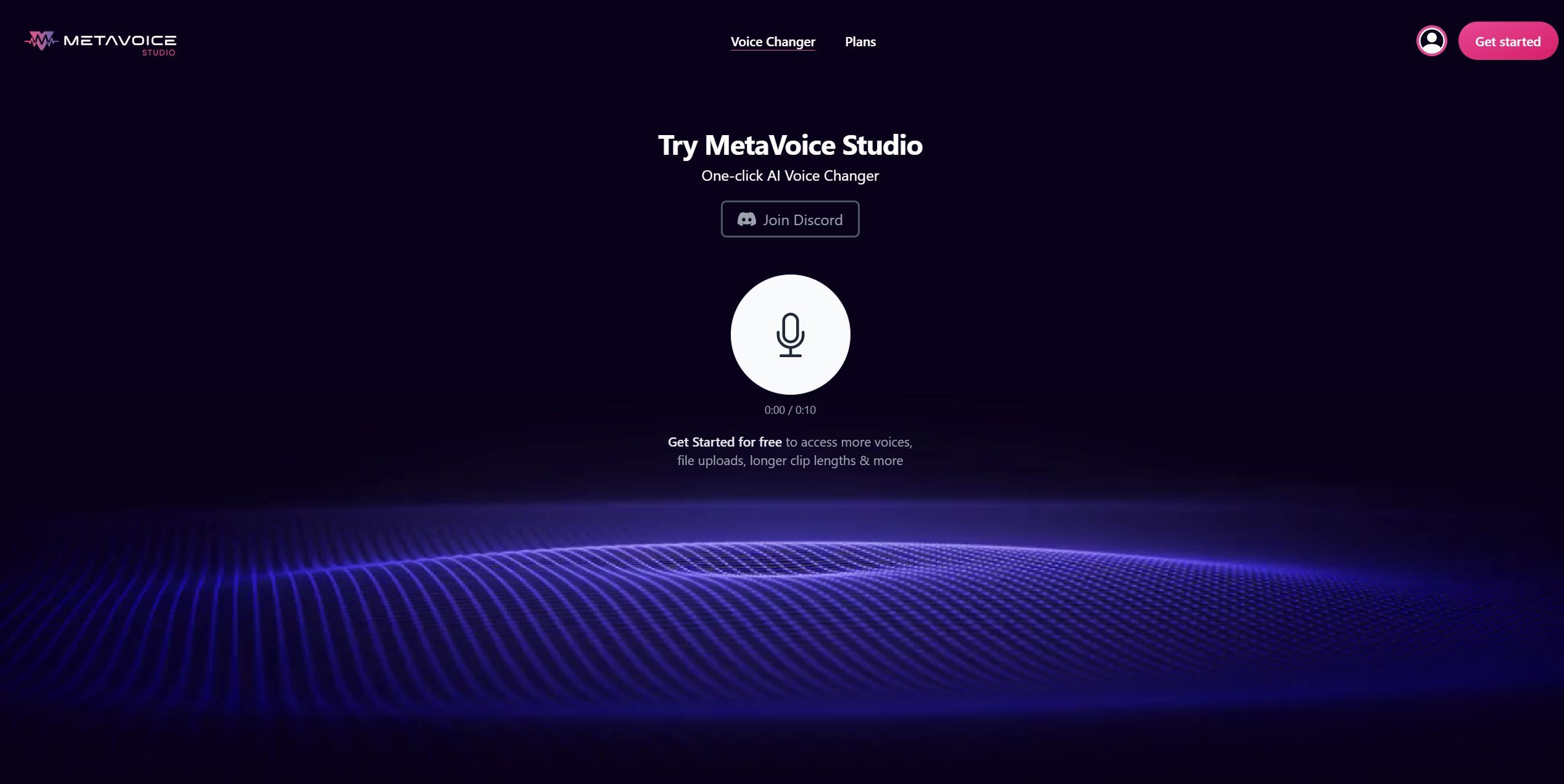 Post: Metavoice Studio