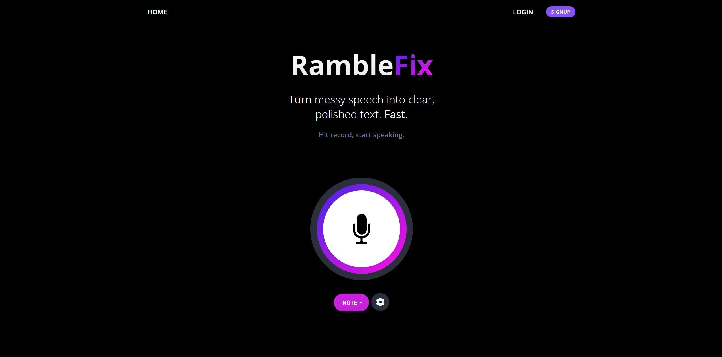 Post: RambleFix