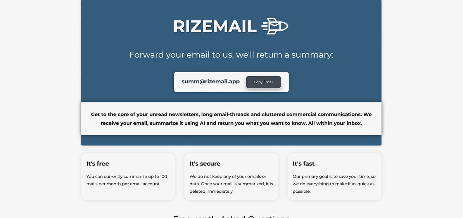 Post: Rizemail
