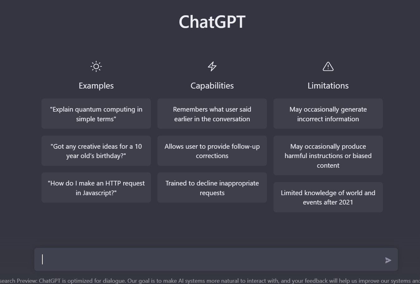 Post: ChatGPT