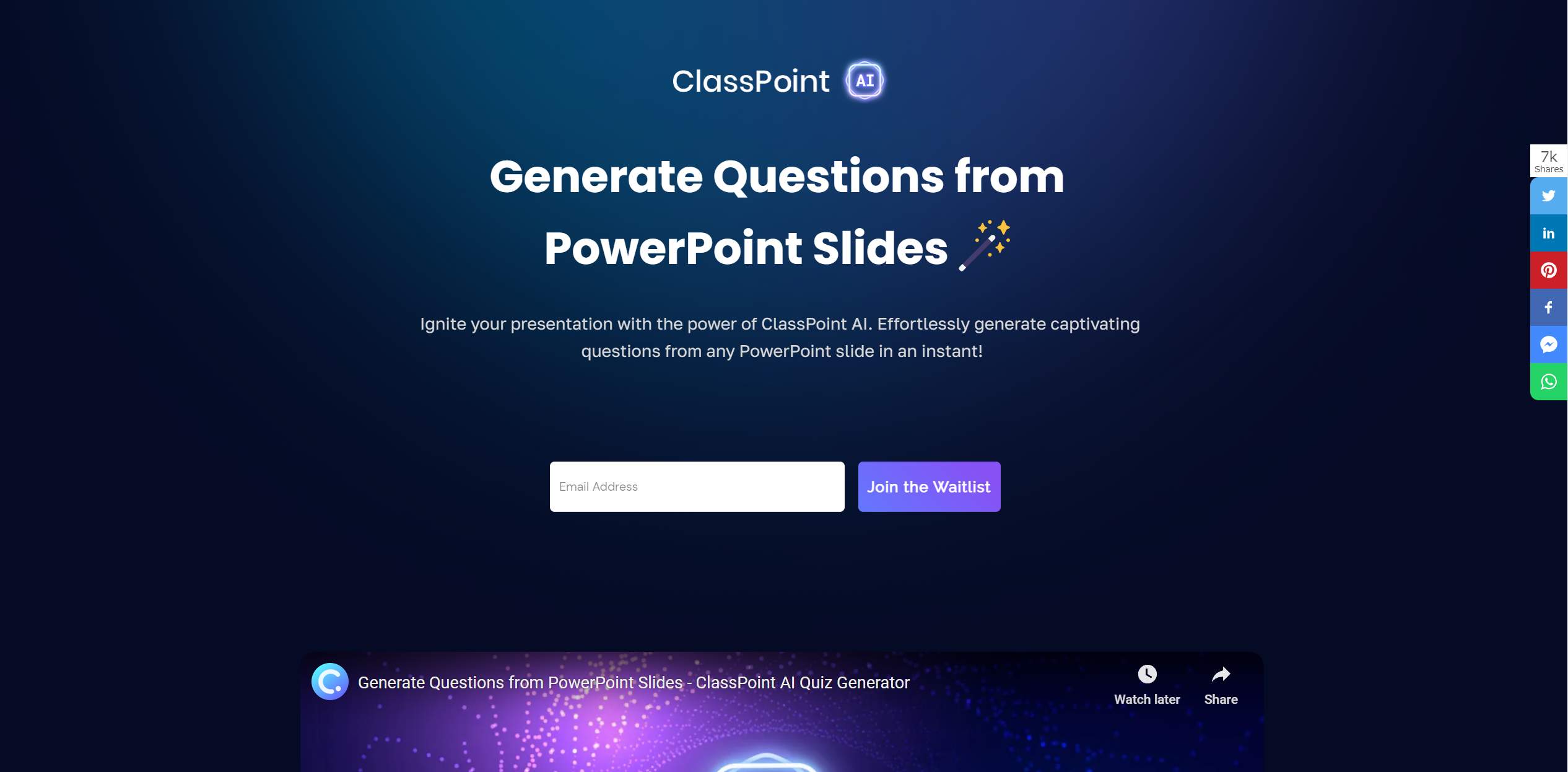 Post: ClassPoint AI