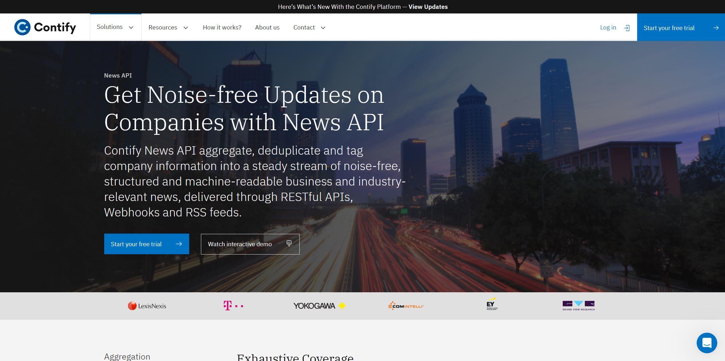 Contify News API
