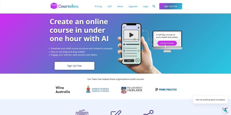 Coursebox AI Tool Review, Pricing and Alternatives 2023