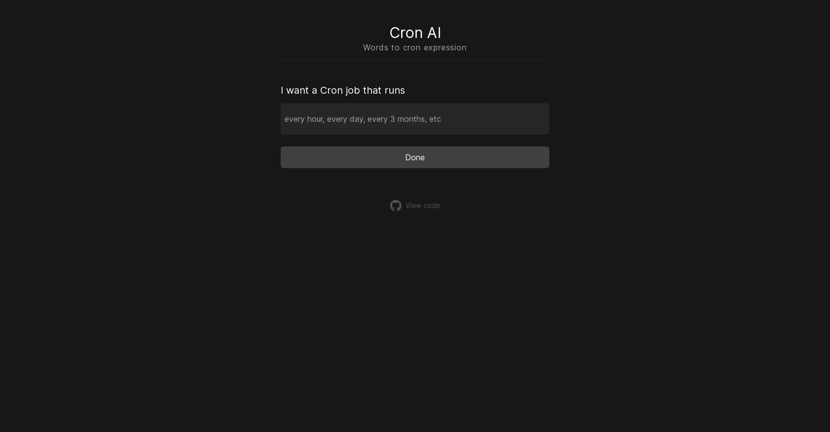 Post: Cron AI