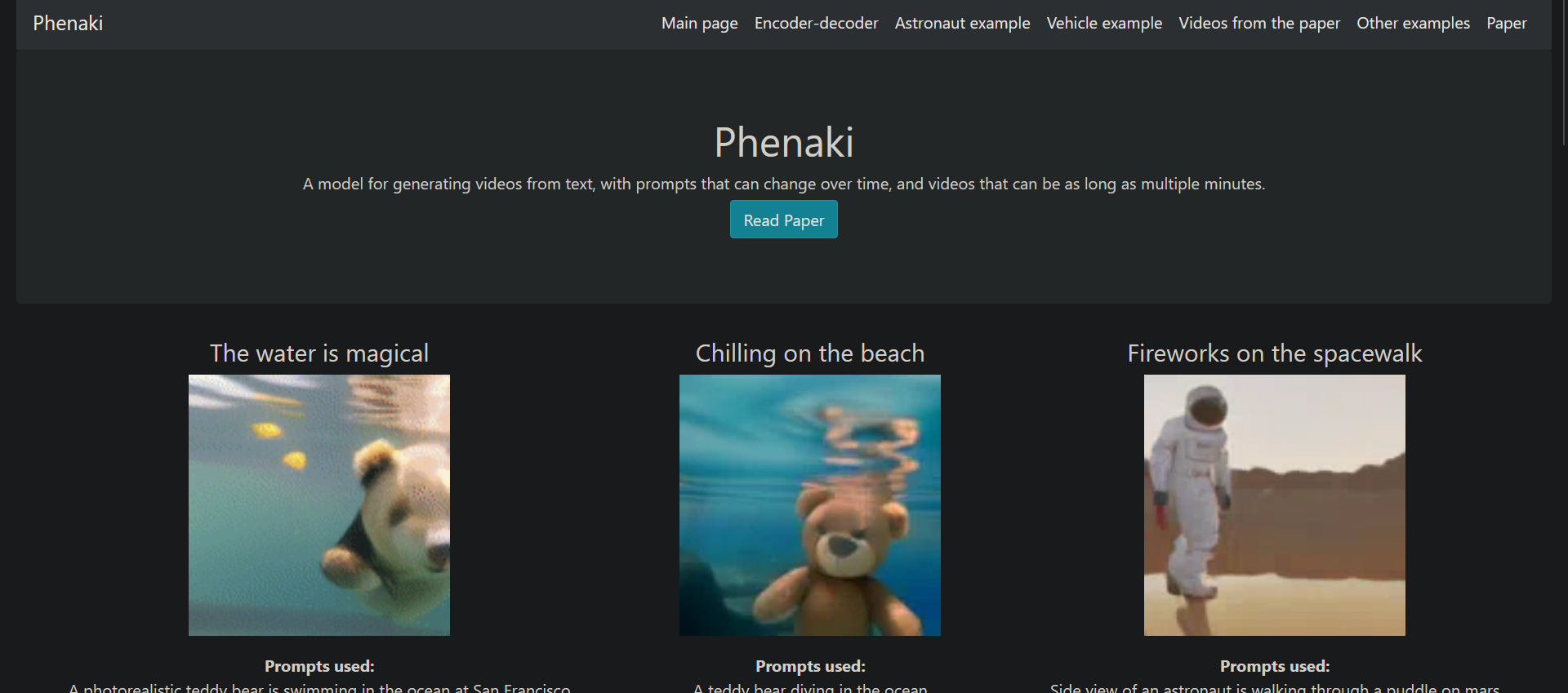 Post: Phenaki