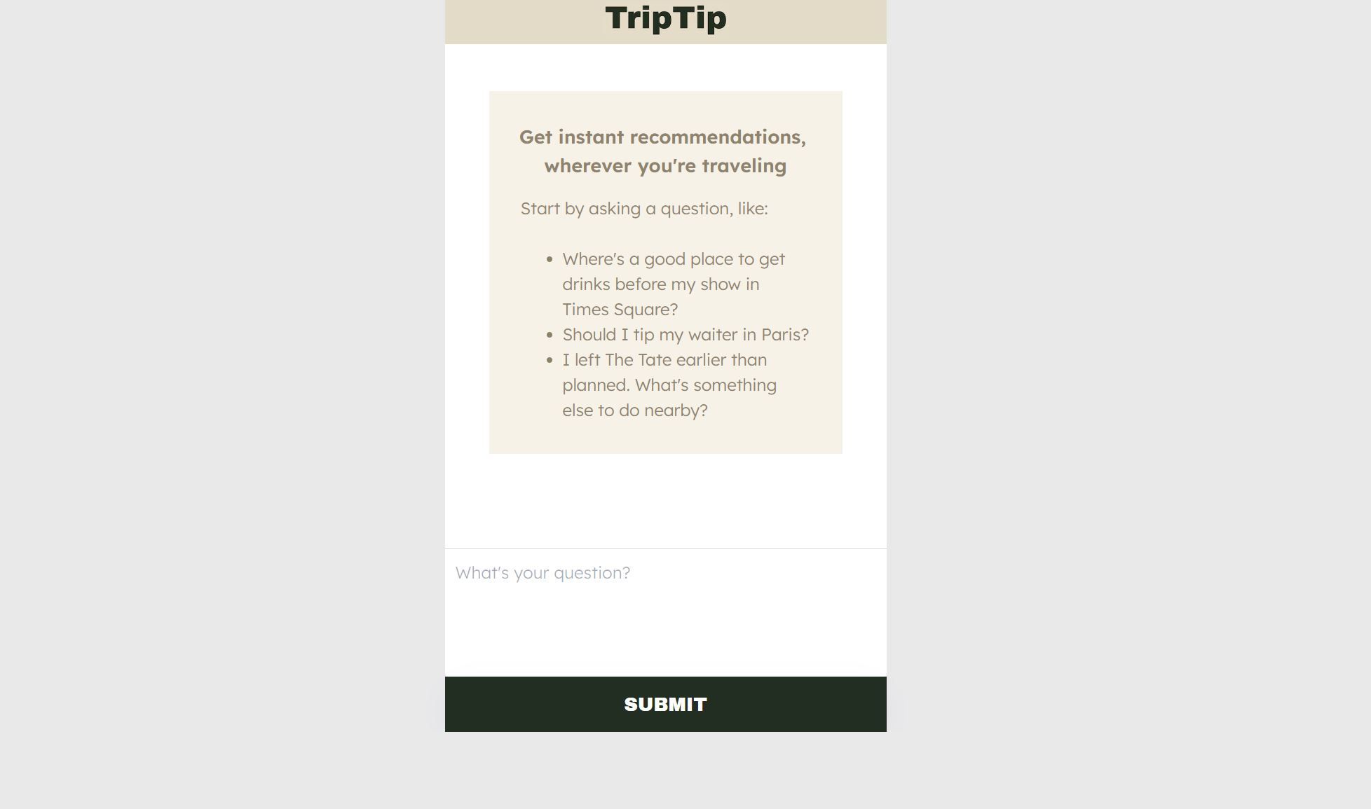 Post: TripTip