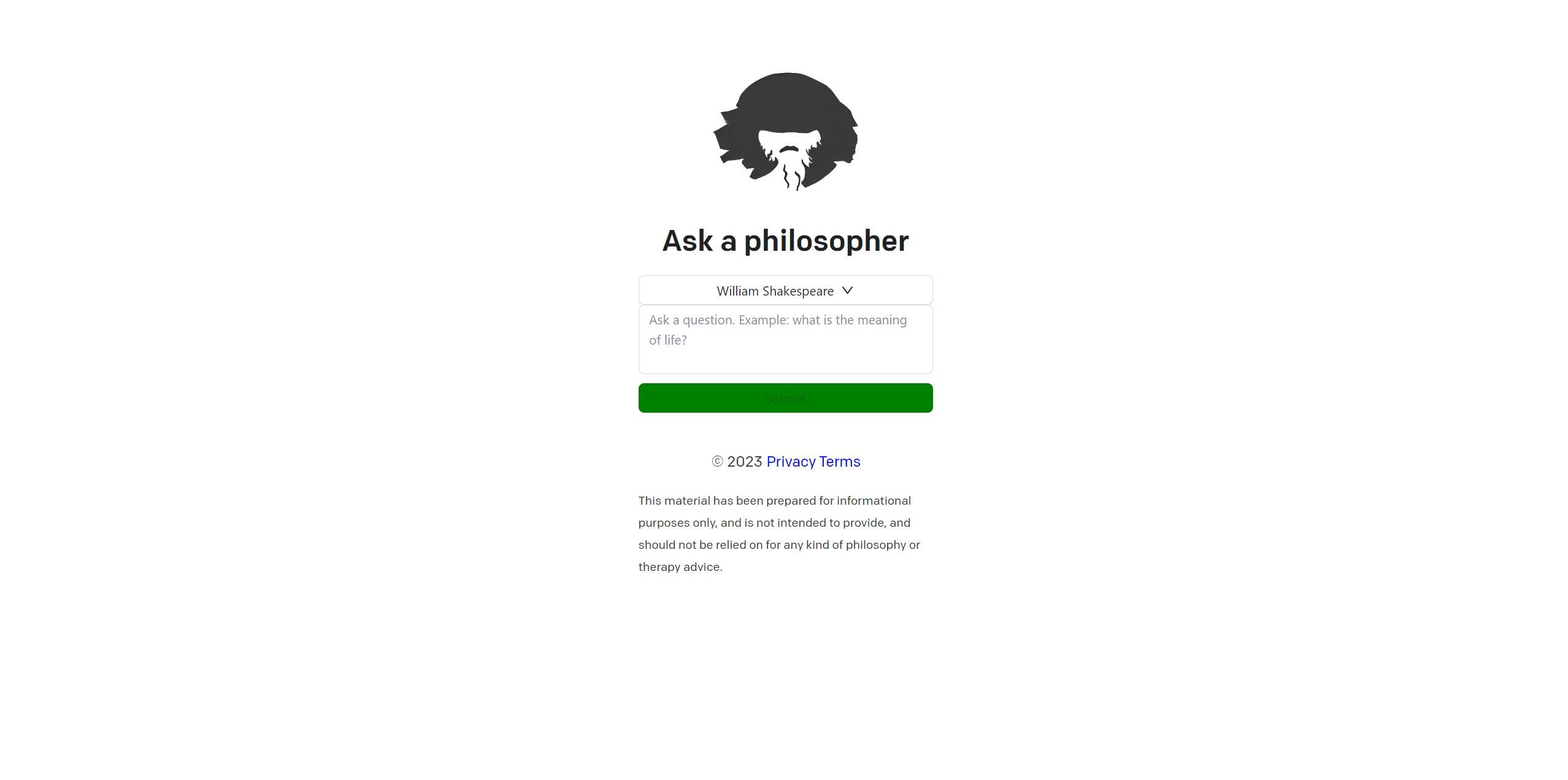 Ask a Philosopher