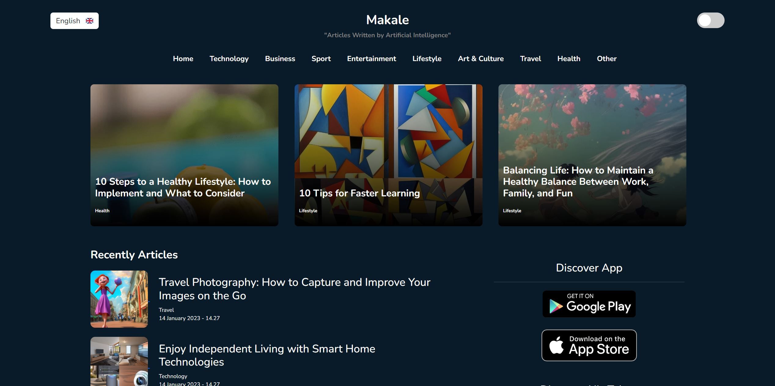 Post: Makale App