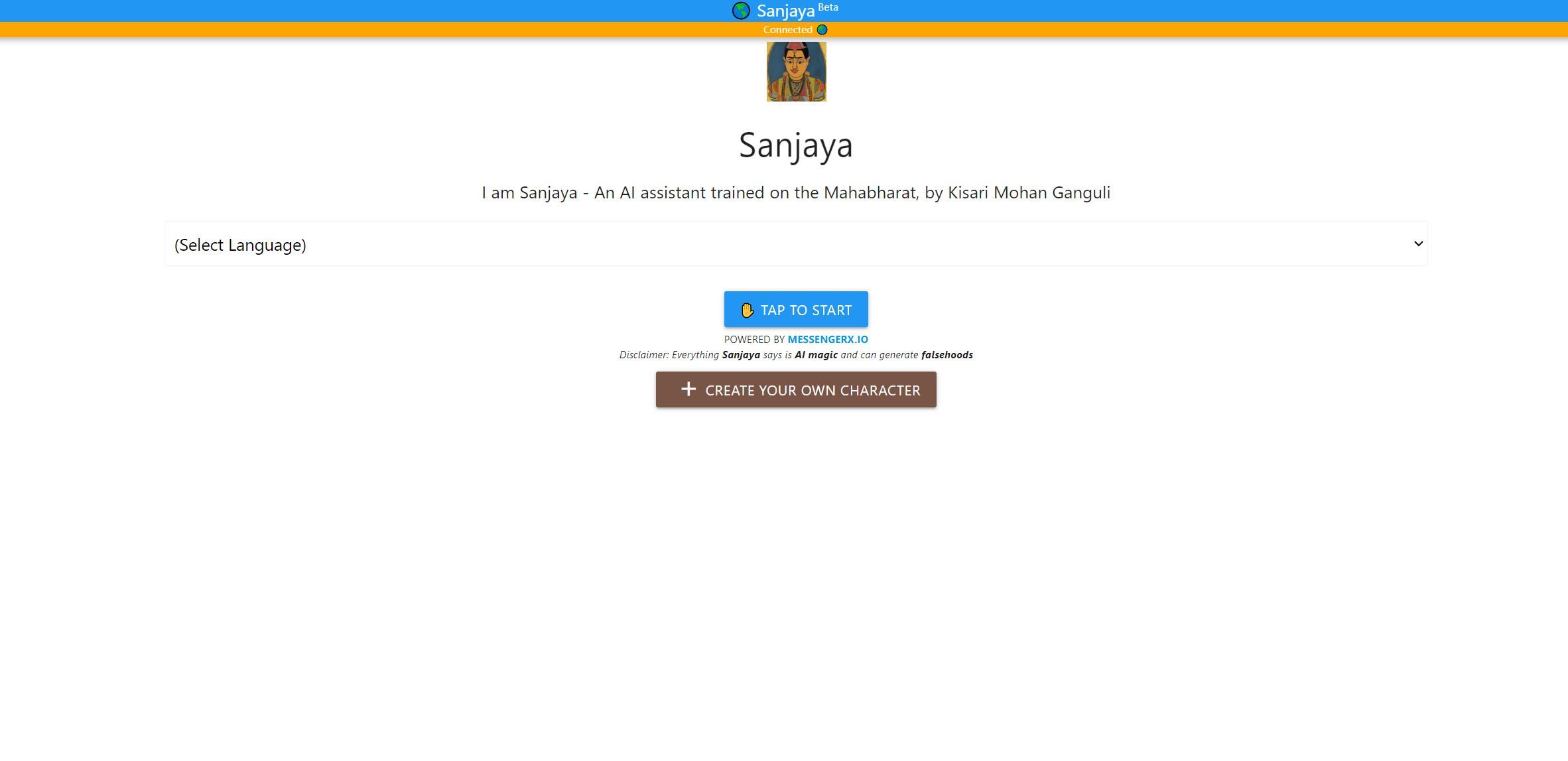 Sanjaya chatbot