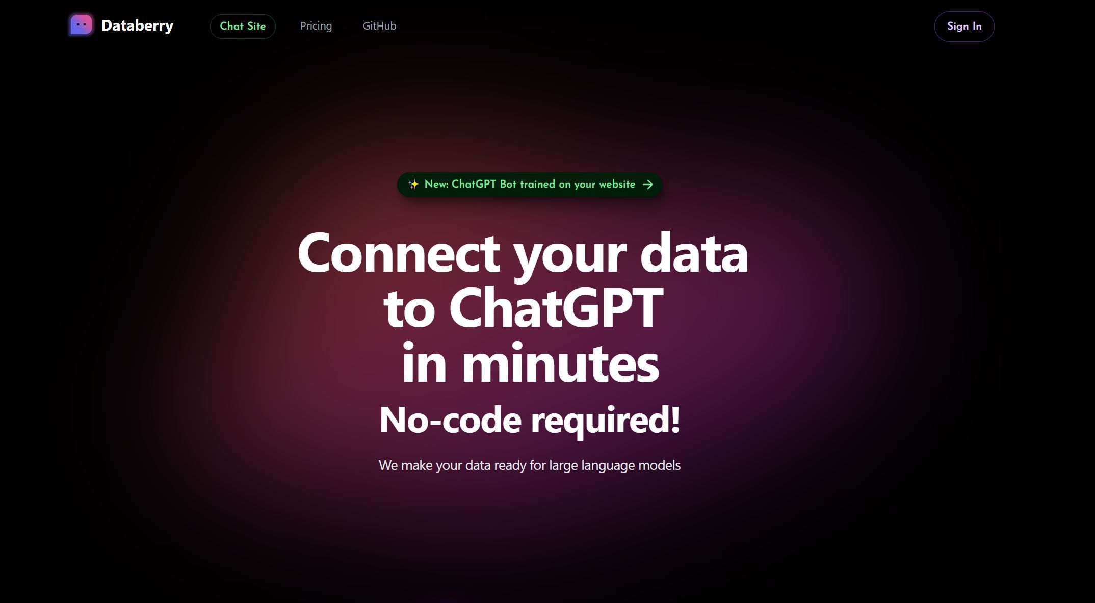 Post: ChatSite By Databerry