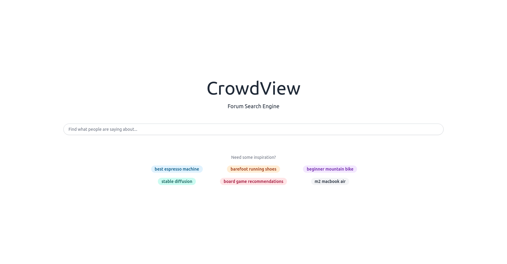 Post: CrowdView