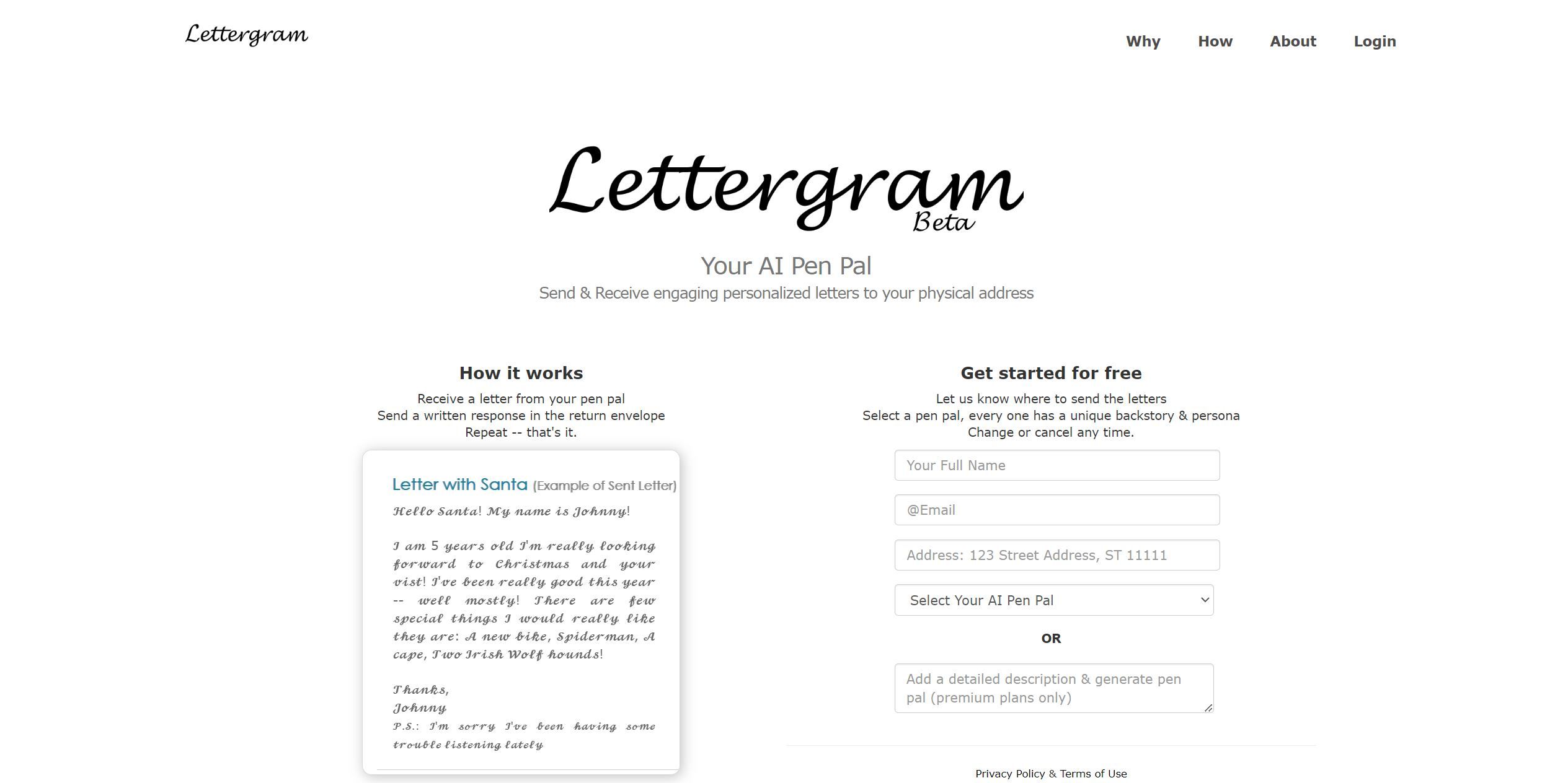 Post: Lettergram
