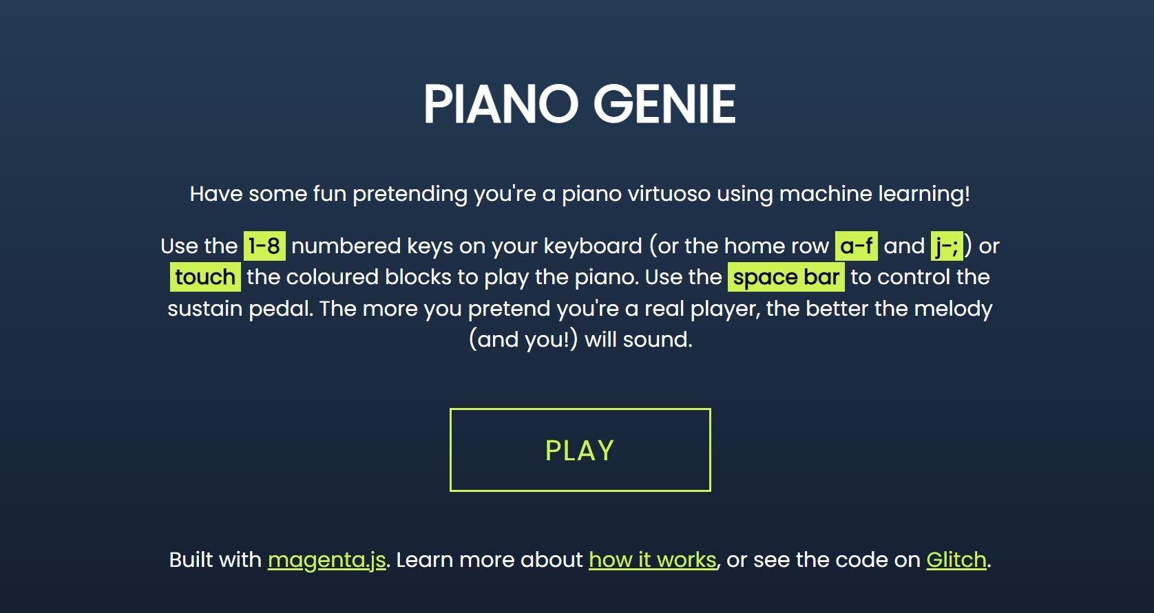 Post: Piano Genie